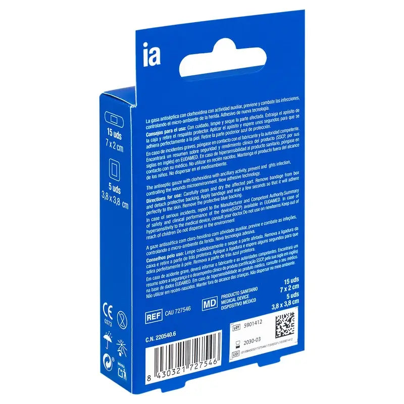 Assortimento di medicazioni Aqua di Interapothek, 20 unità