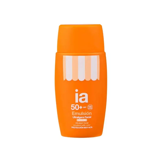 Interapothek Emulsione viso ultraleggera colorata SPF50+, 50 ml