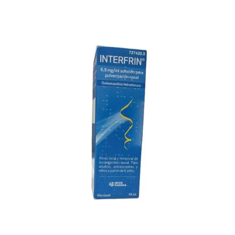 Interfrin 0,5 Mg/ml Soluzione spray nasale, 15 ml