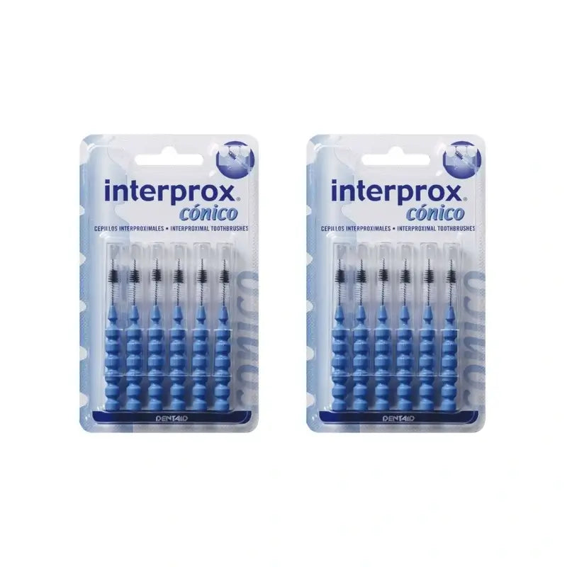 Spazzolino Interprox Interproximal Tapered, 2X6 unità