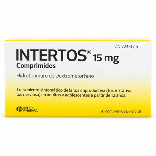 Intertos 15 Mg, 20 compresse