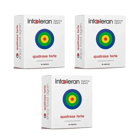 Intoleran Integratore alimentare Quatrase 10.000 Confezione 3 x 36 capsule