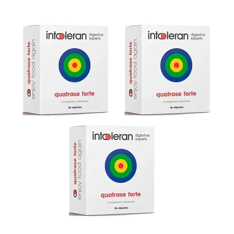 Intoleran Integratore alimentare Quatrase 10.000 Confezione 3 x 36 capsule