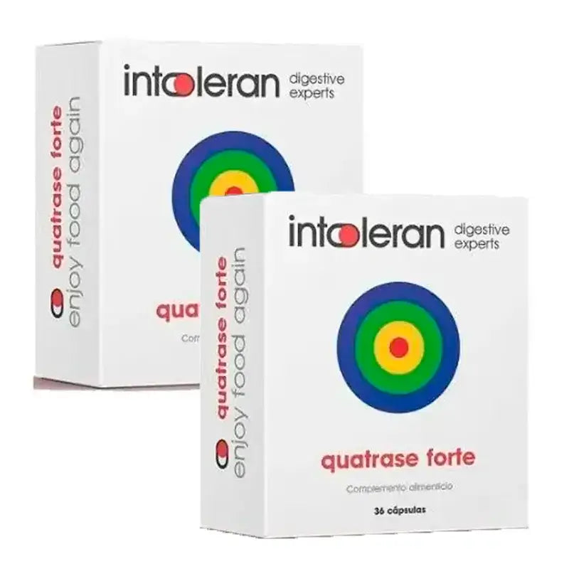 Intoleran Complement Quatrase 10.000, Confezione 2 x 36 capsule