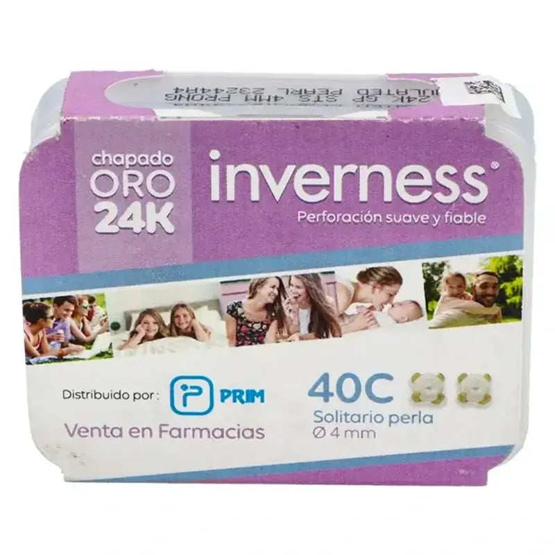 Ciondolo Inverness 40C 24K Solit.Per 4Mm
