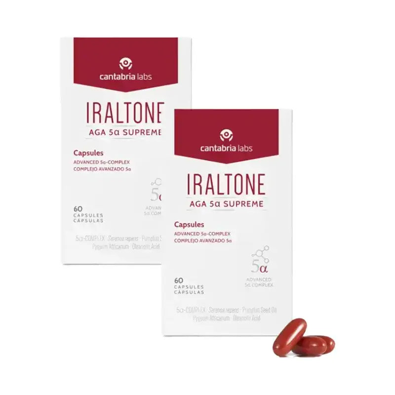 Iraltone Aga 5α Supreme , Confezione 2 x 60 capsule