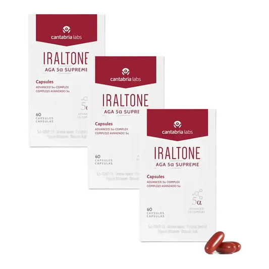 Iraltone Aga 5α Supreme , Confezione 3 x 60 capsule