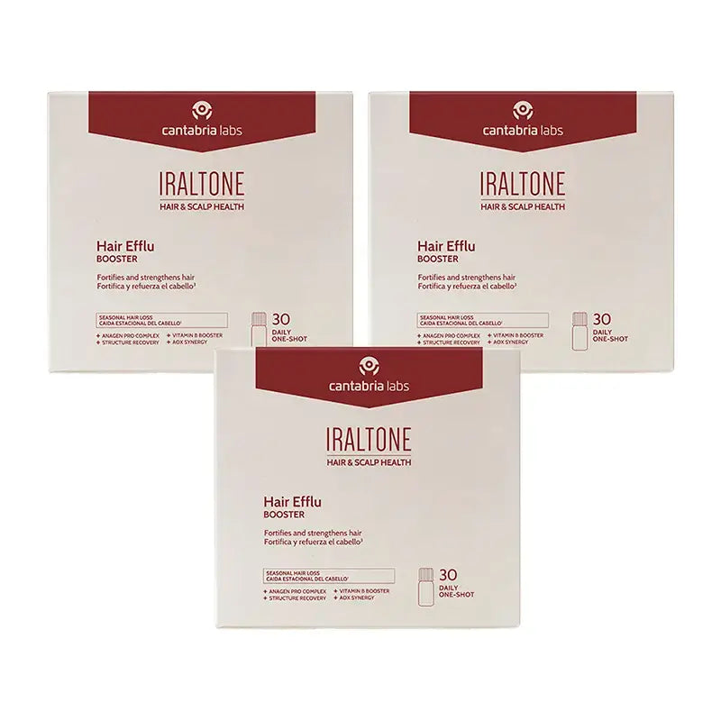 Iraltone Capillary Efflu Booster, Confezione 3 , 90X15Ml