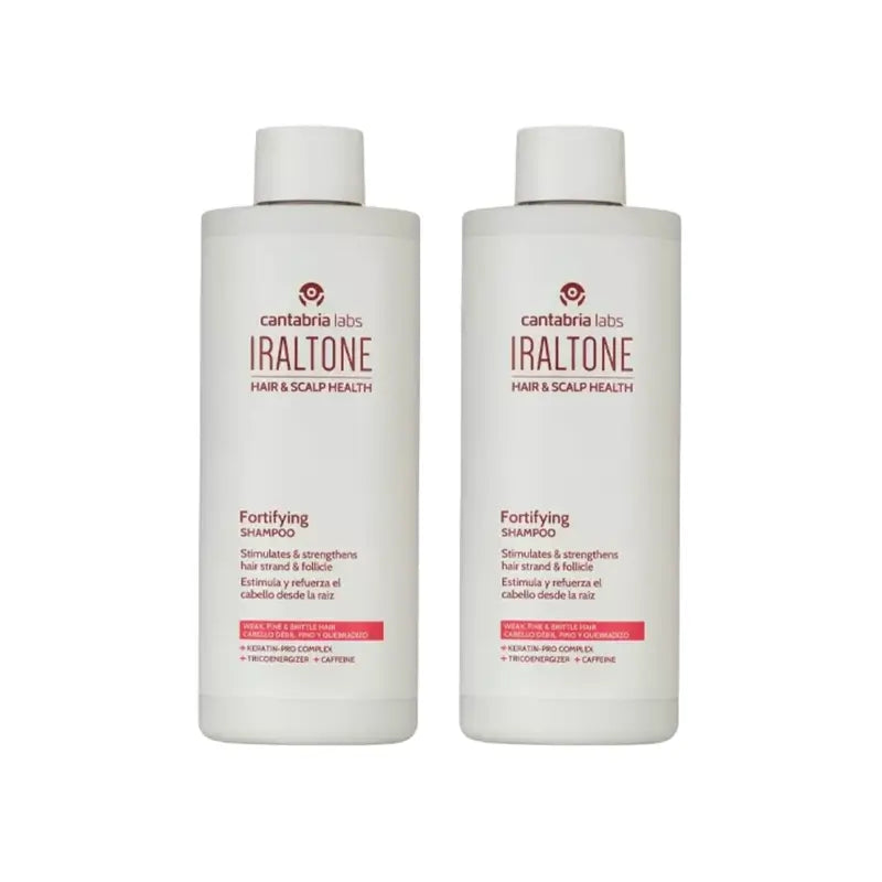 Iraltone Shampoo Fortificante, Confezione 2 x 400 ml