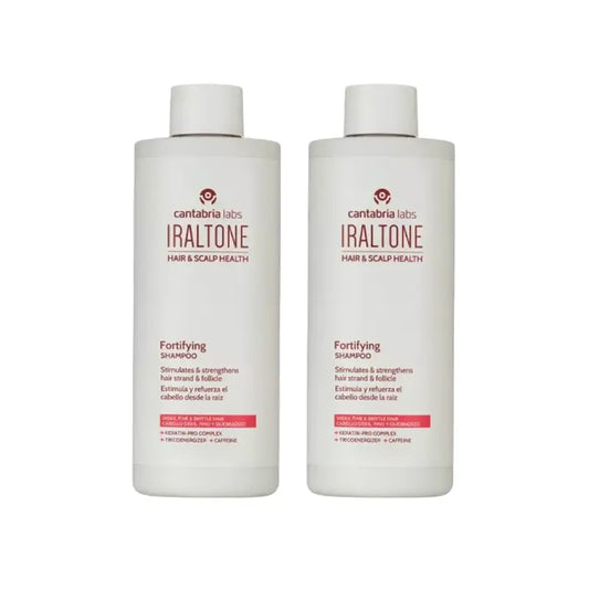 Iraltone Shampoo Fortificante, Confezione 2 x 400 ml