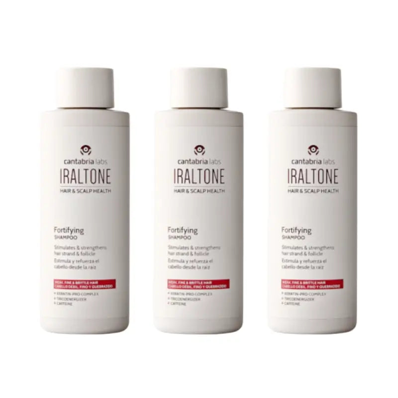 Iraltone Shampoo Fortificante, Confezione 3 x 200 ml