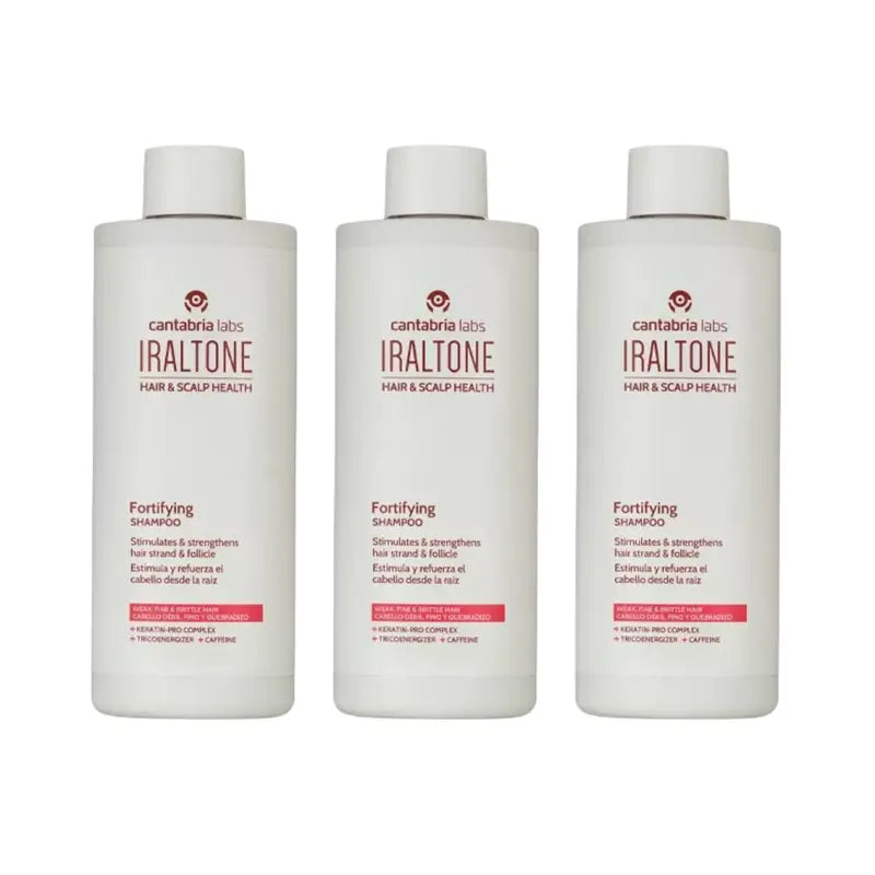 Iraltone Shampoo Fortificante, Confezione 3 X 400 Ml