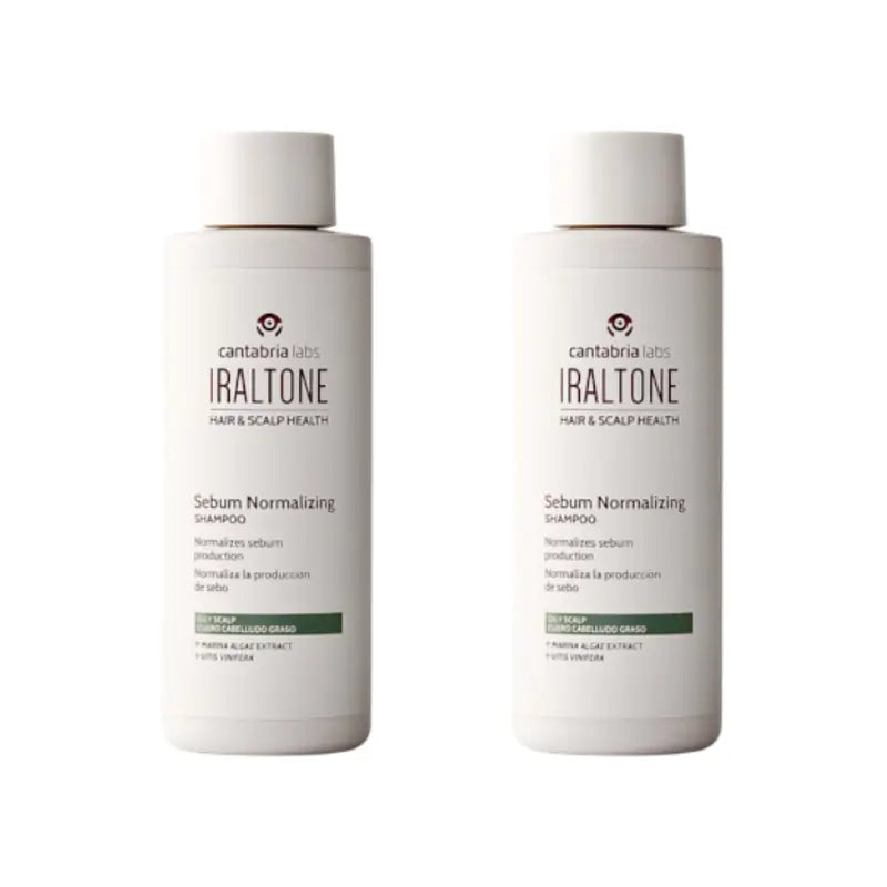 Iraltone Shampoo Seboregolatore, Confezione 2 x 200 ml