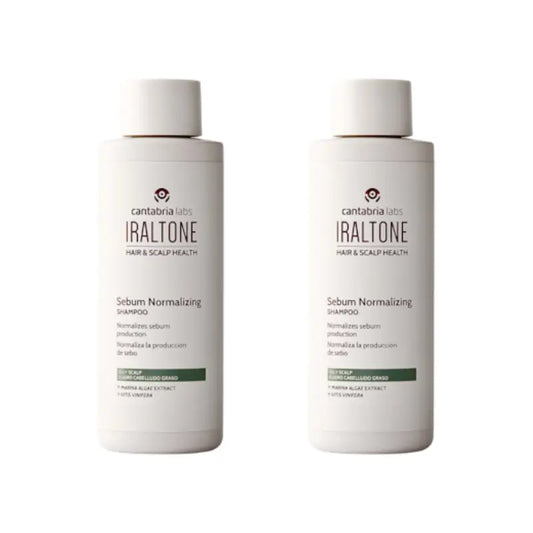 Iraltone Shampoo Seboregolatore, Confezione 2 x 200 ml
