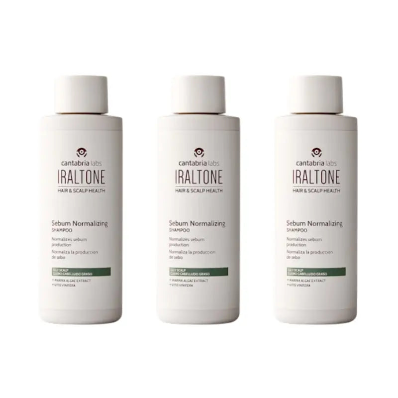 Iraltone Shampoo Seboregolatore, Confezione 3 x 200 ml
