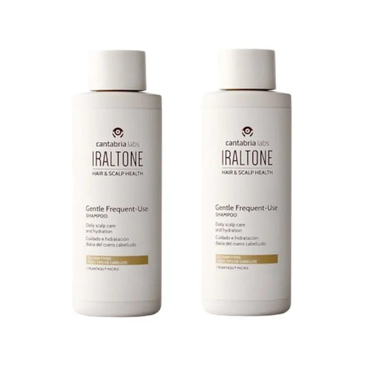 Iraltone Shampoo delicato per uso frequente, confezione da 2 x 200 ml