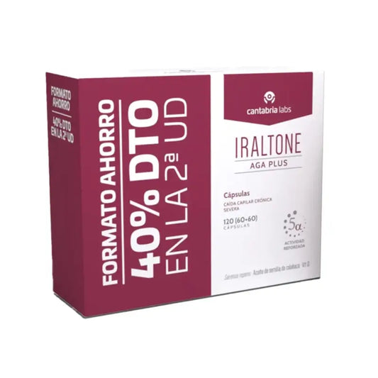 Iraltone Duplo Aga Plus Savings Pack, 120 Capsules