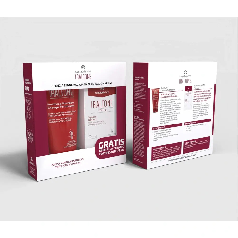 Iraltone Forte Capsule + Shampoo Fortificante Minitalla 75 Ml in omaggio