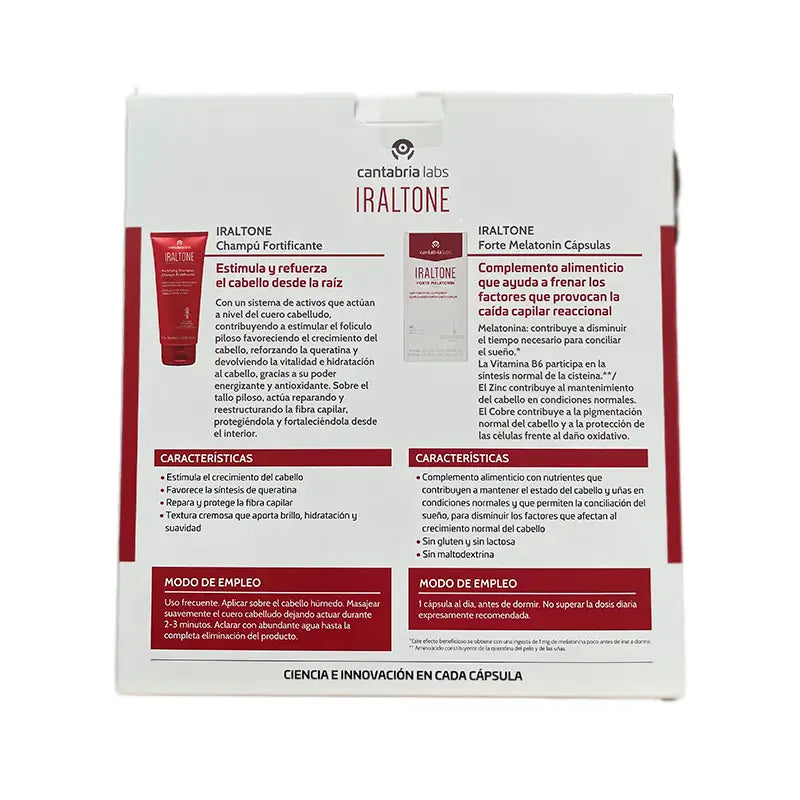 Iraltone Pack Forte, 60 capsule + Shampoo, 75 ml