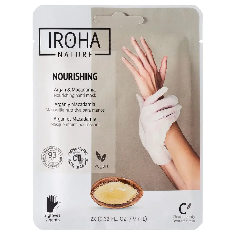 Iroha Nature Guanti Corpo Maschera Nutriente, 20 Ml