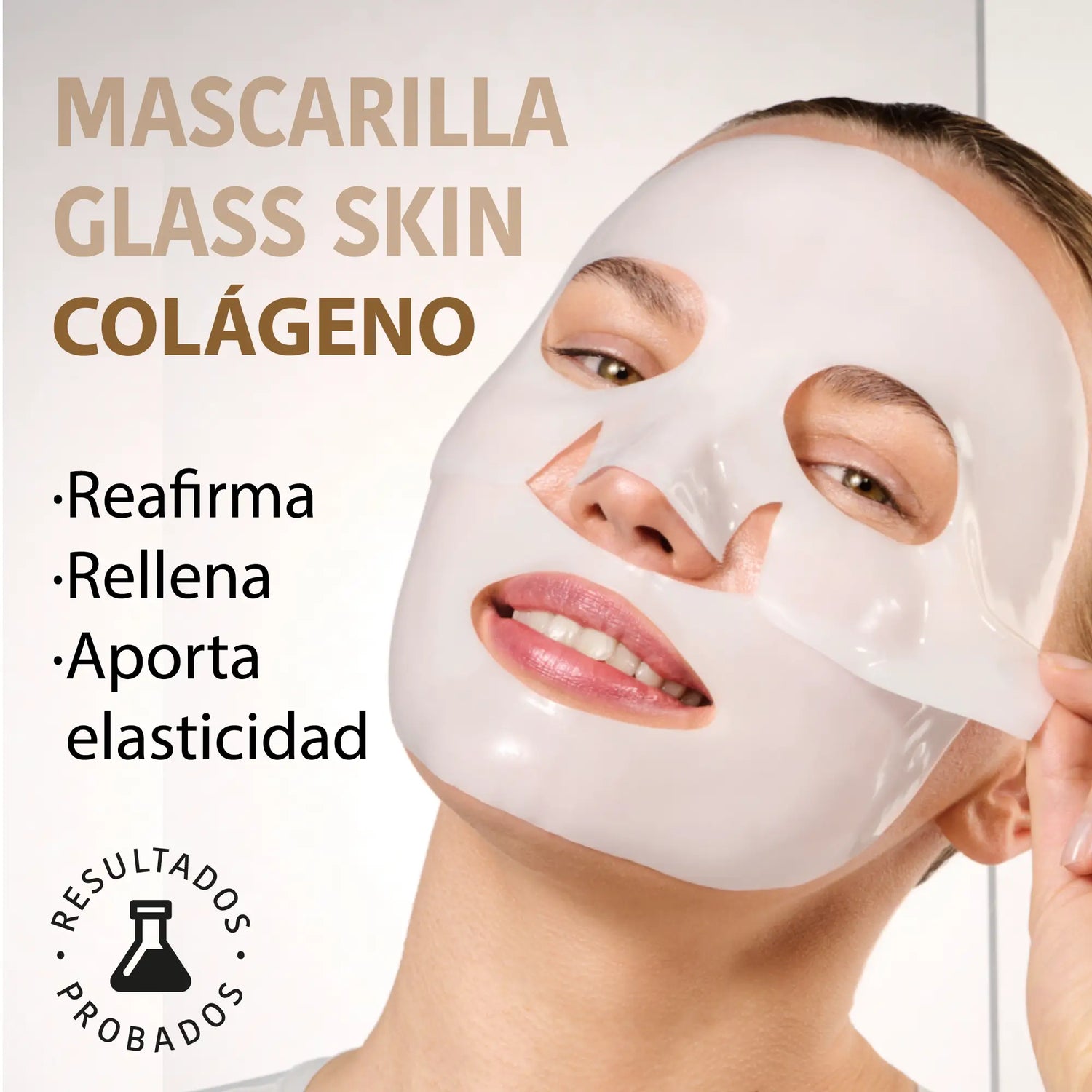 Iroha Nature Iroha Nature Maschera idrogel per pelle di vetro con collagene, 2 g