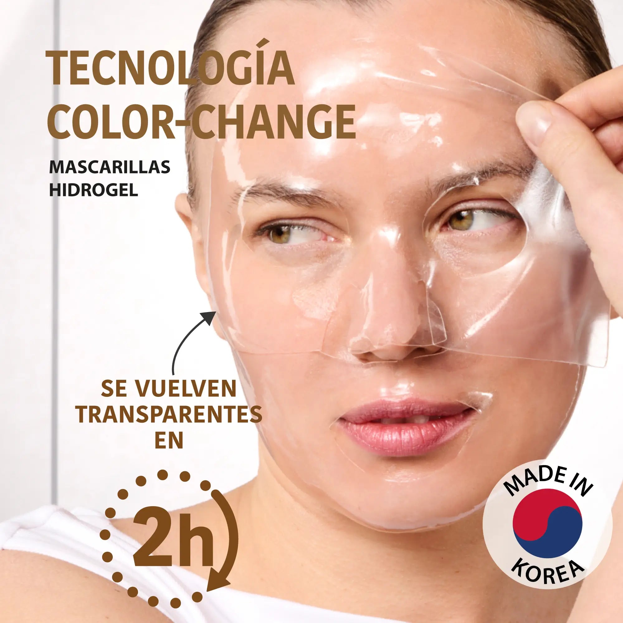 Iroha Nature Iroha Nature Maschera idrogel per pelle di vetro con collagene, 2 g