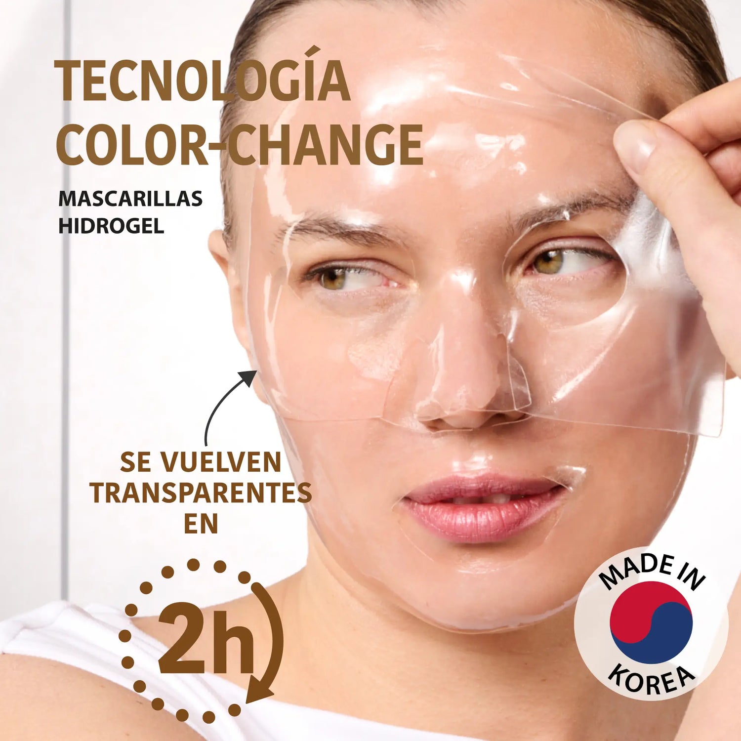 Iroha Nature Iroha Nature Maschera idrogel per pelle di vetro con collagene, 2 g