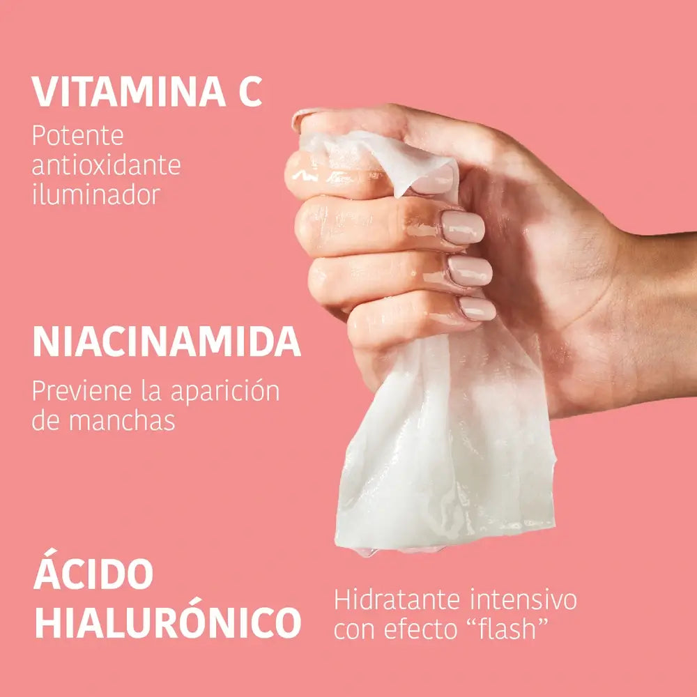 Iroha Nature Maschera illuminante per il viso - Vitamina C , 20 ml