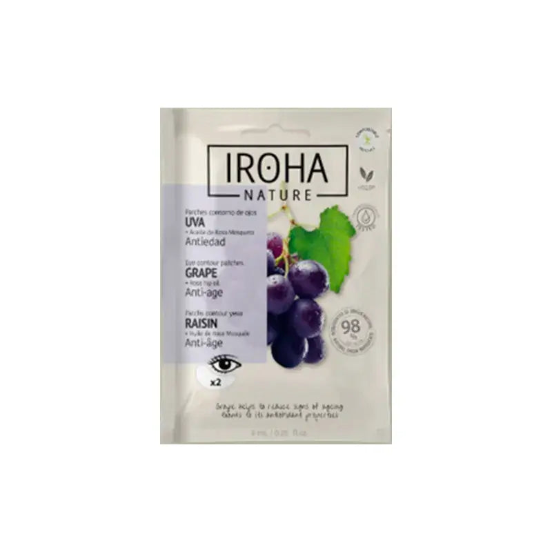 Iroha Nature Estratti Naturali Cerotti Occhi Anti-Età, 1 paio