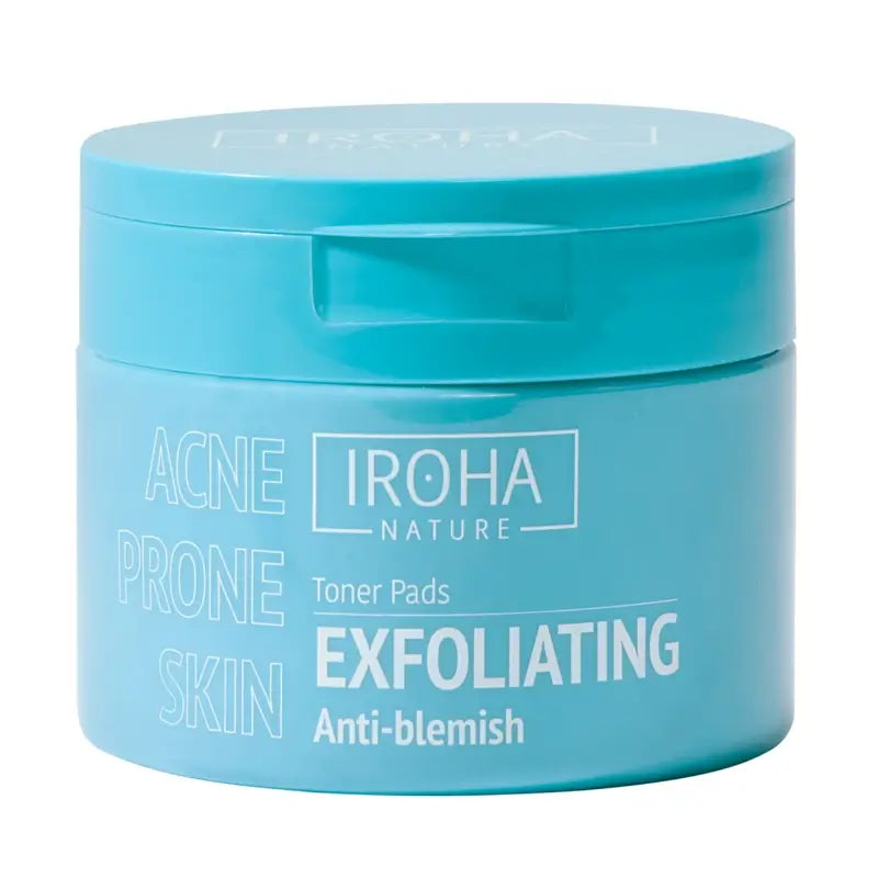 Iroha Nature Dischetti tonificanti anti-imperfezioni per pelle grassa, 50 pezzi.