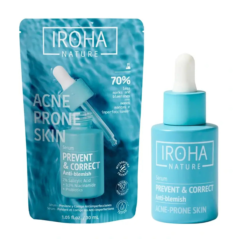Iroha Nature Siero anti-imperfezioni per pelli grasse, 30 ml