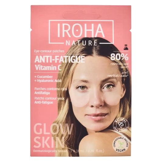 Iroha Nature Cerotti anti-fatica per gli occhi - Vitamina C , 16 (2x8) ml