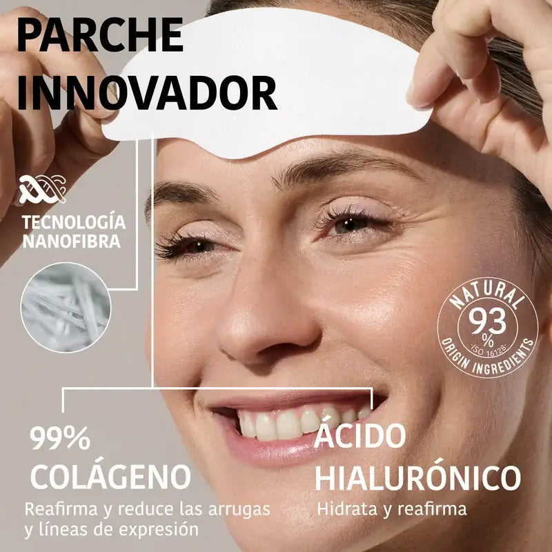 Iroha Nature Cerotti per la fronte al 99% di collagene (3 pezzi + 1 nebbia) , 3 paia