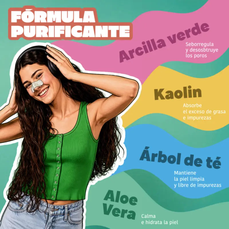 IROHA NATURE Strisce per il naso BYE BYE Dirty Pores - Pulizia profonda (5 pezzi)