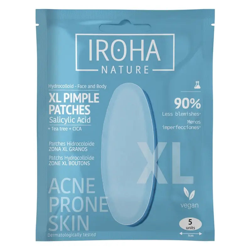 Iroha Nature Xl Patch per brufoli, 5 unità