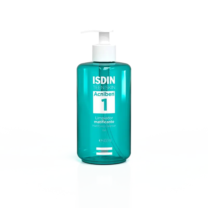 Isdin Acniben Gel detergente opacizzante 400 Ml
