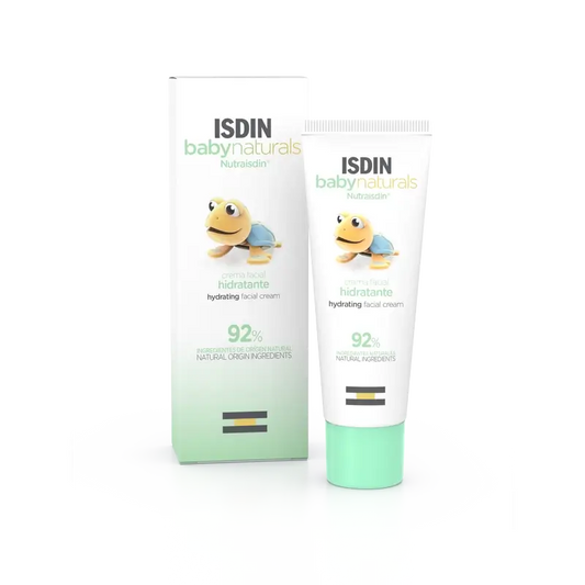 Isdin Baby Naturals Crema viso idratante, 50 ml