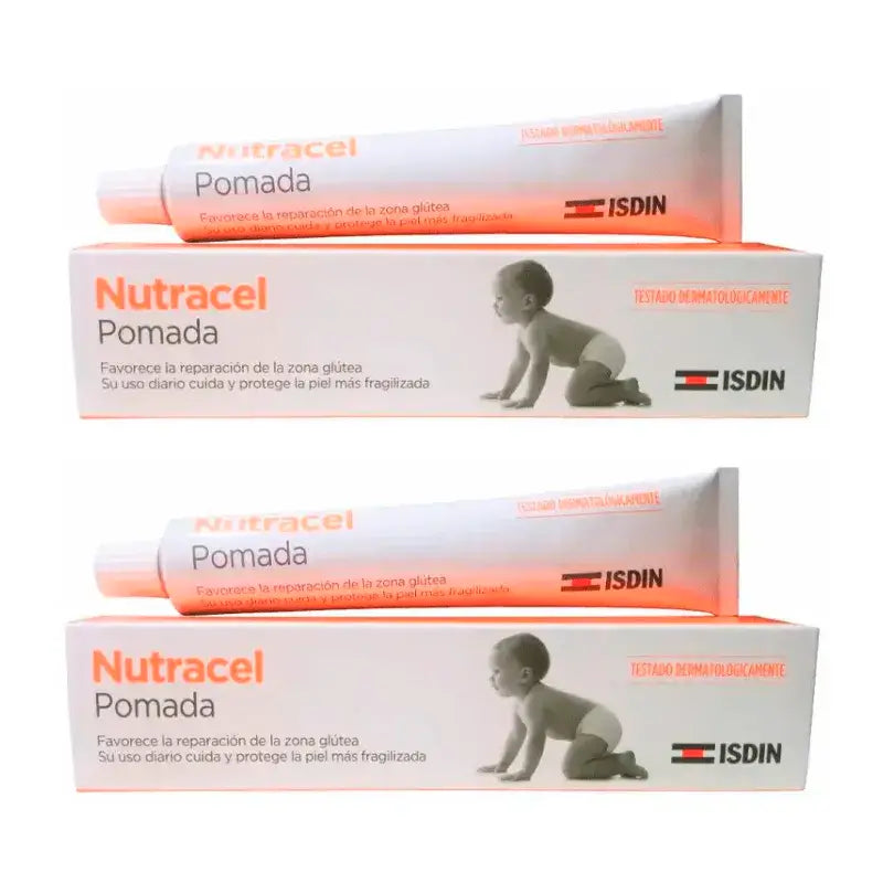 Isdin Baby Naturals Nutracel Unguento, Confezione 2 x 50 ml