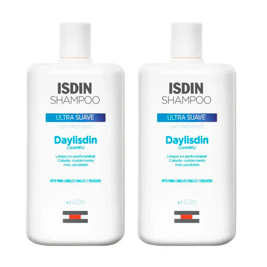Isdin Daylisdin Shampoo Ultrasoft, Confezione 2 x 400 ml