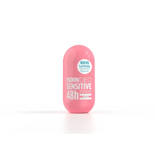 Isdin Deo Sensitive 48H, Deodorante Roll-On senza alcool, 50 ml