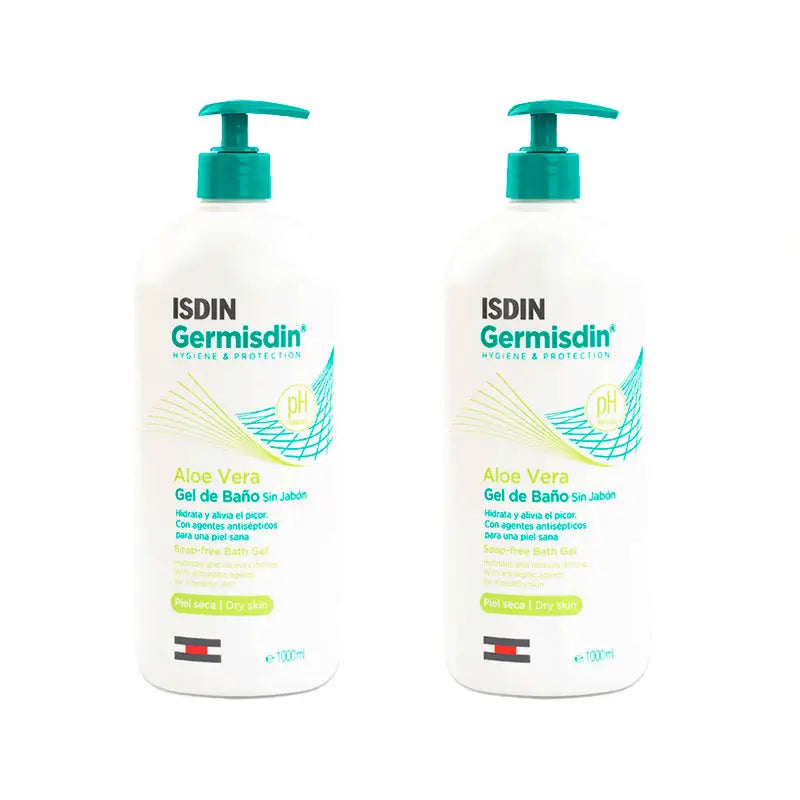 Isdin Duplo Germisdin Igiene del corpo pelle secca 2 x 1 litro