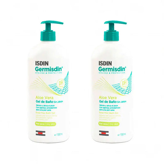 Isdin Duplo Germisdin Igiene del corpo pelle secca 2 x 1 litro