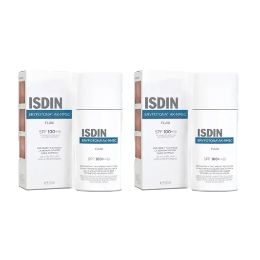 Isdin Eryfotona Ak-Nmsc Fluido Fotoprotettore SPF100+, Duplo 2 x 50 ml