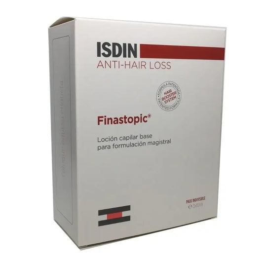 Isdin Finastopic Duplo Lozione Base per Capelli per Formulazione Master, 2 x 90 Ml