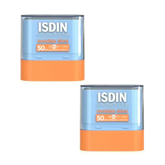 Isdin Fotoprotector Invisible Stick SPF 50+ Confezione 2 x 10 Gr