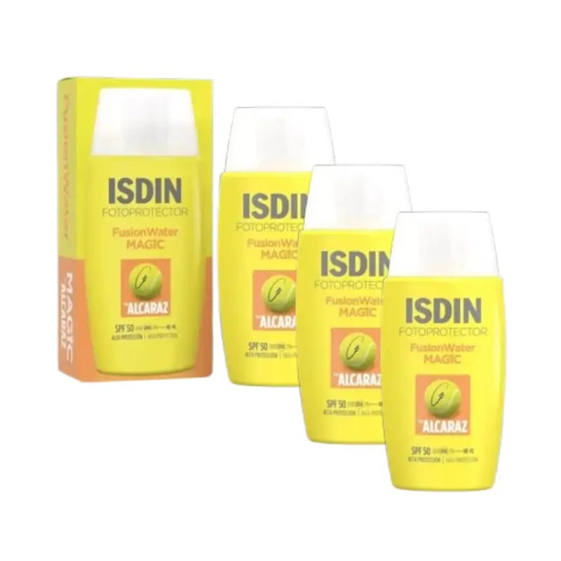 Isdin Fotoprotector Fusion Water Magic Repair Color Spf 50, 3X50 Ml