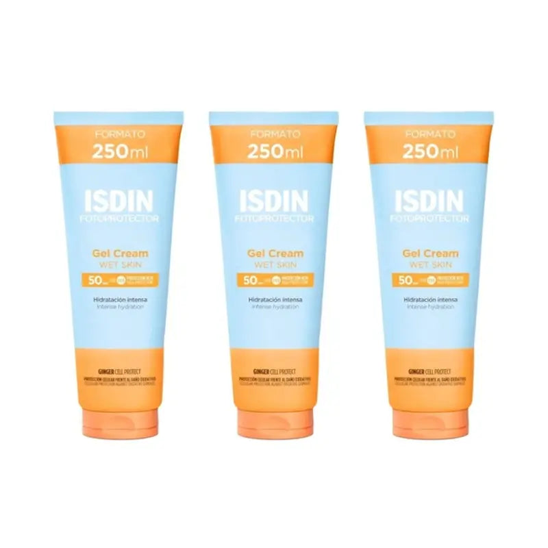 Isdin Fotoprotector Crema Gel Spf 50+, 3X250 Ml