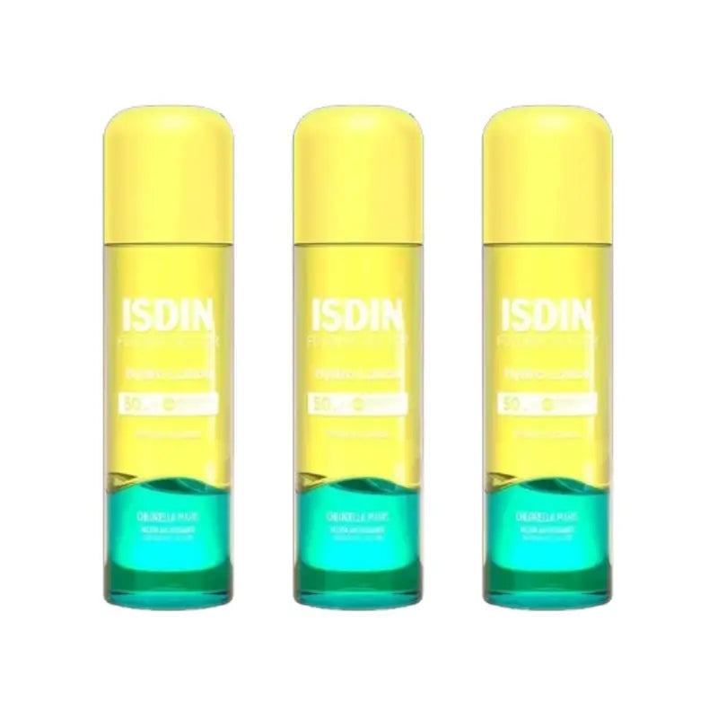Isdin Fotoprotector Hydrolotion Spf 50+ Protezione solare bifasica, 3X200 Ml