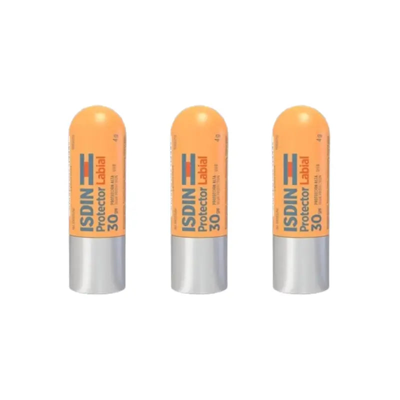 Isdin Protettore Labbra Spf30, 3X4 Gr
