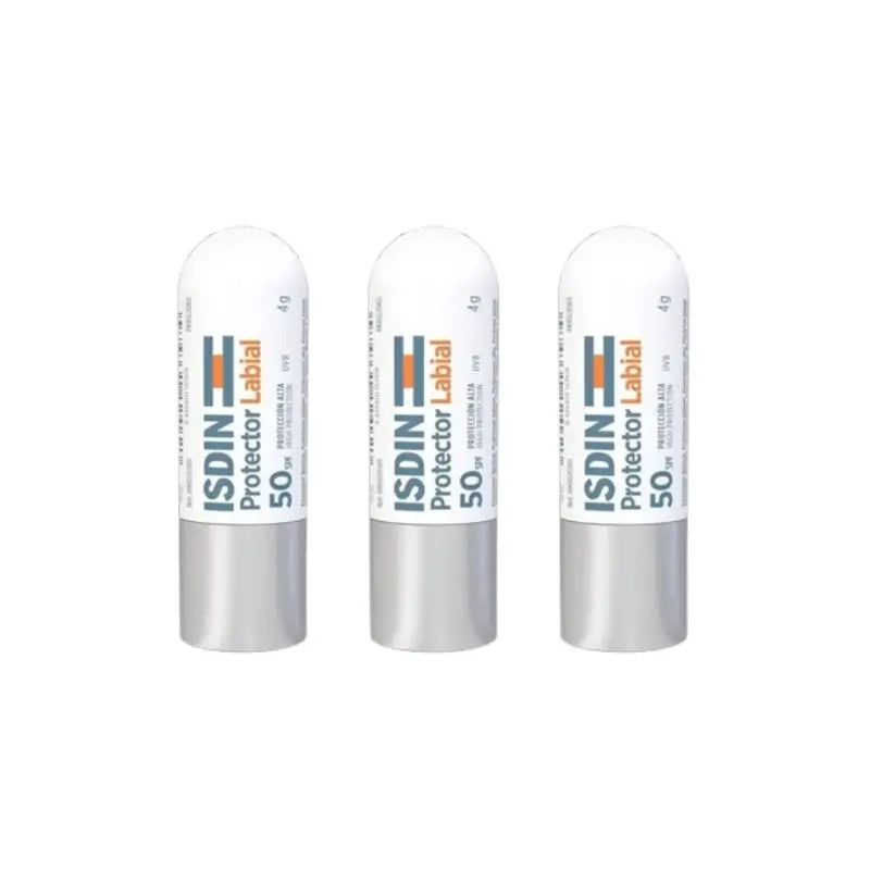 Isdin Protettore Labbra Spf50+, 3X4 Gr